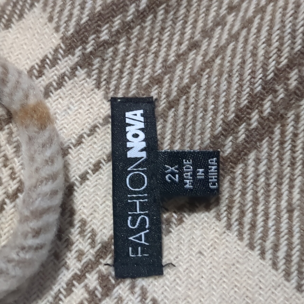 Reality Check Plaid Shacket - Brown - image 7